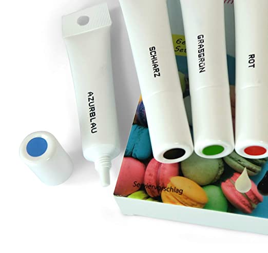 Wenburg Gel Profi Lebensmittelfarbe, 8 x 20g