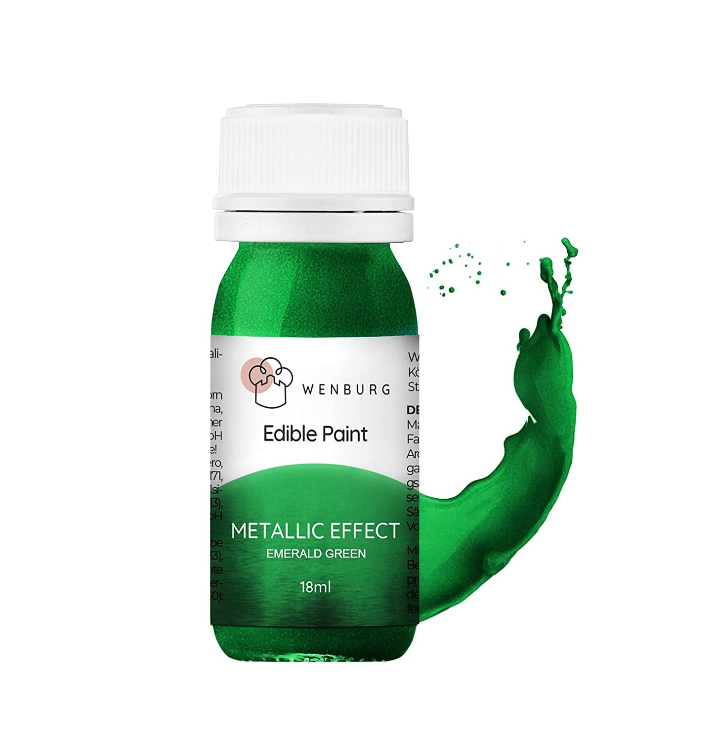 Wenburg food coloring, metallic, 18ml.