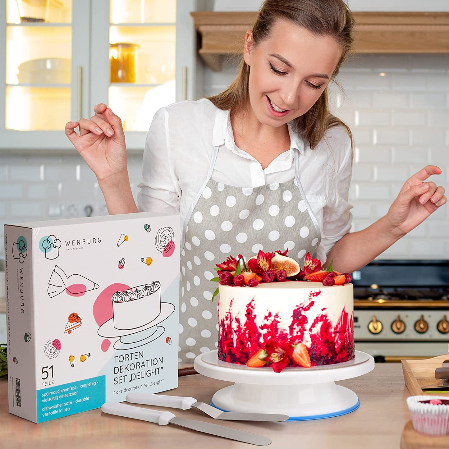 Wenburg Torten Zubehör Set Delight