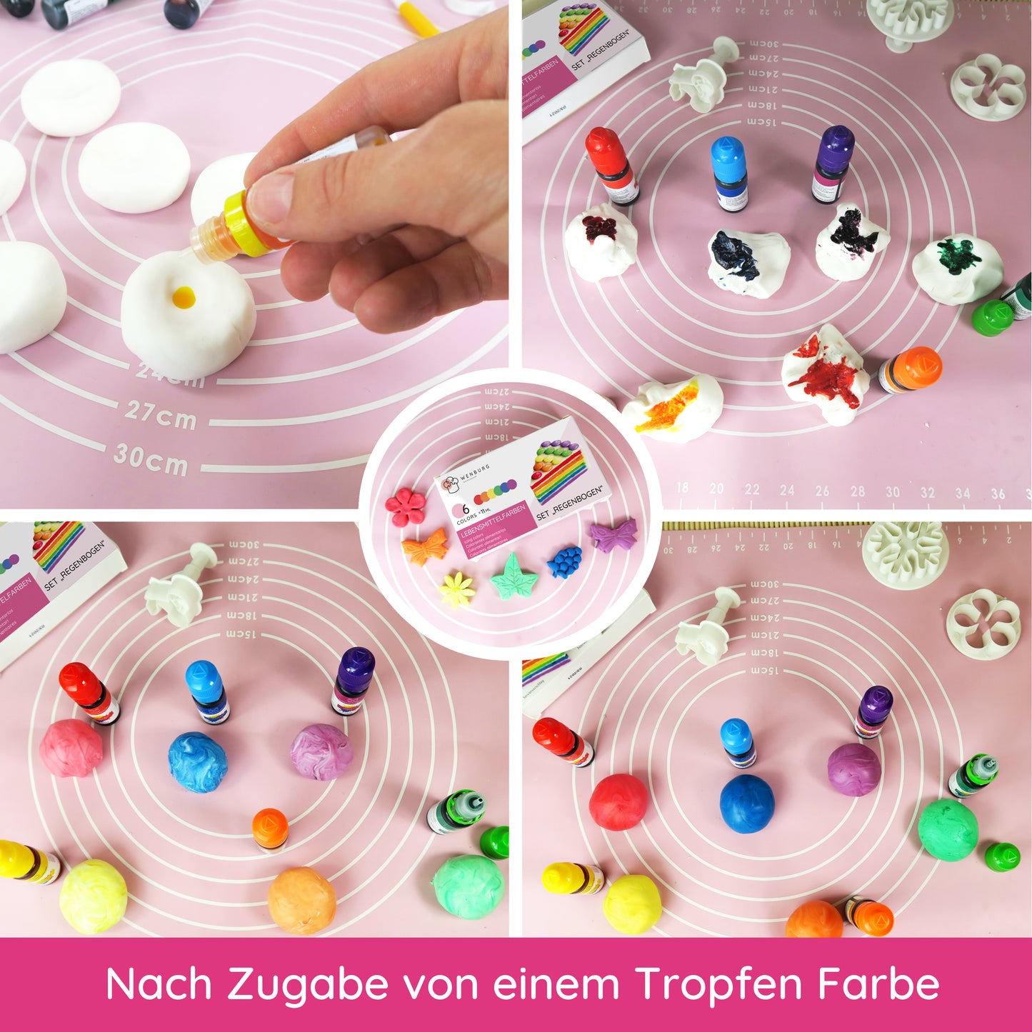 Wenburg Lebensmittelfarbe - Regenbogen