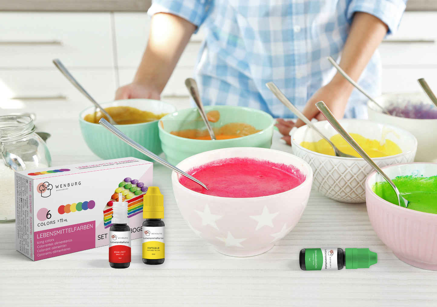 Wenburg Lebensmittelfarbe - Regenbogen