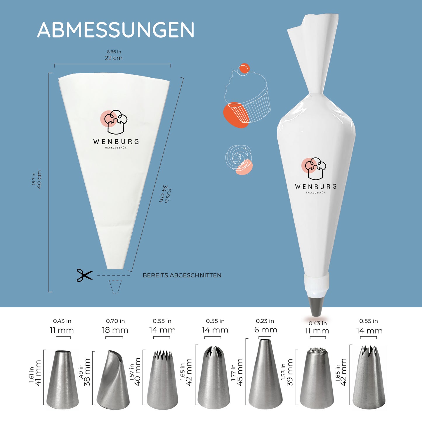 Wenburg Spritzbeutel Set Premium