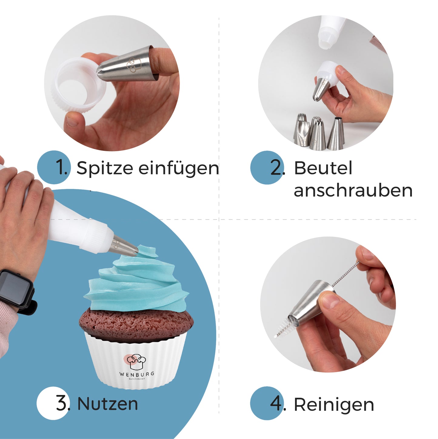 Wenburg Spritzbeutel Set Premium