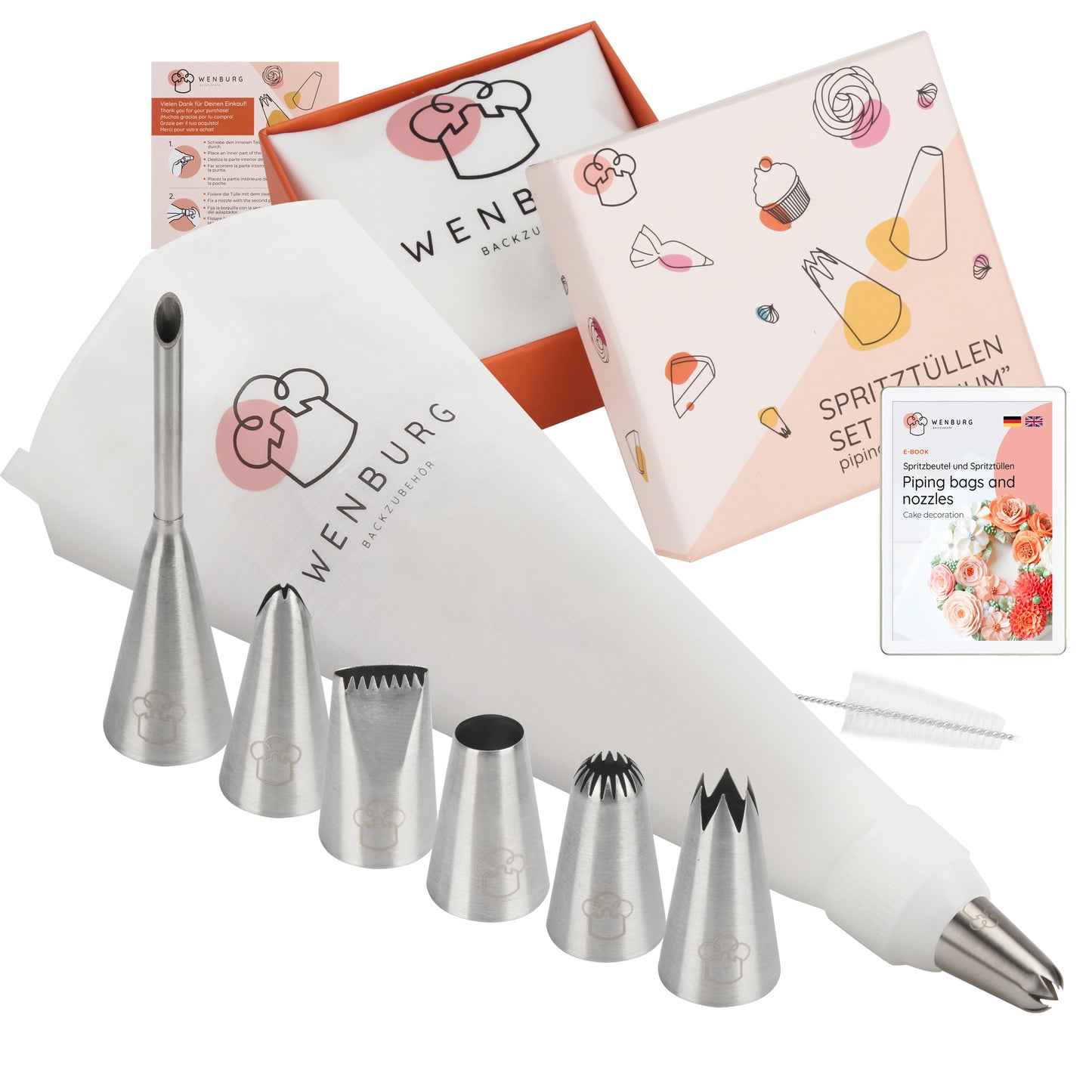 Premium piping bag set